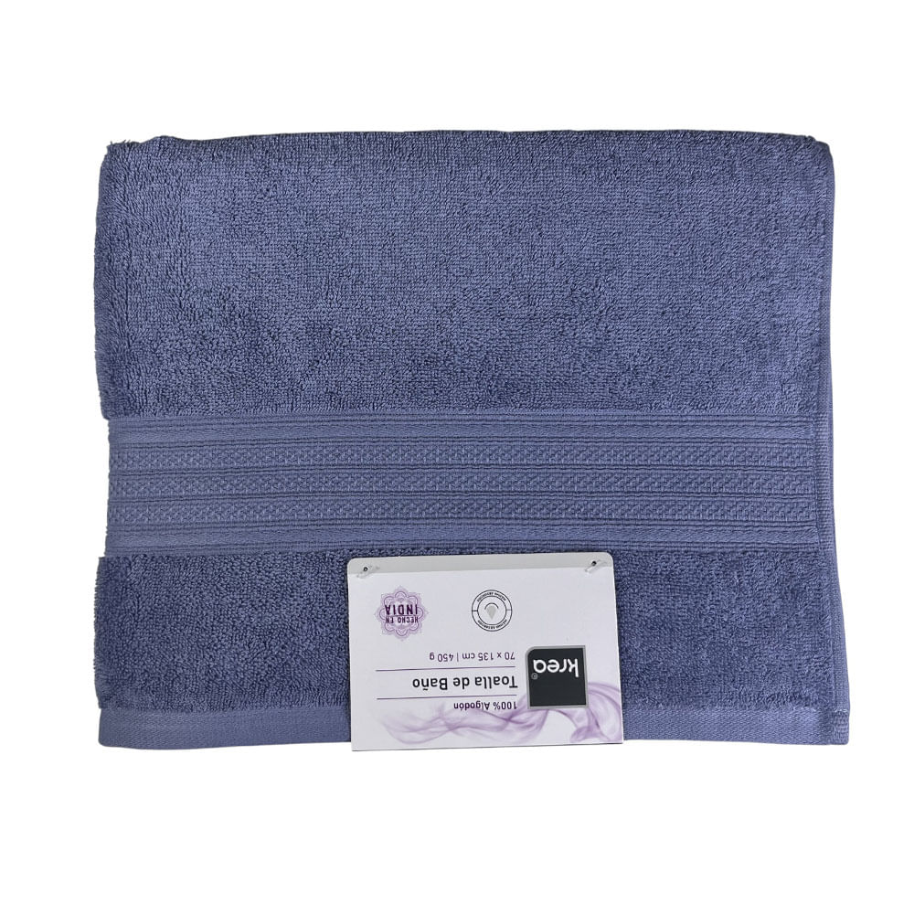 Toalla de Baño Krea 70x135cm 450gsm Índigo