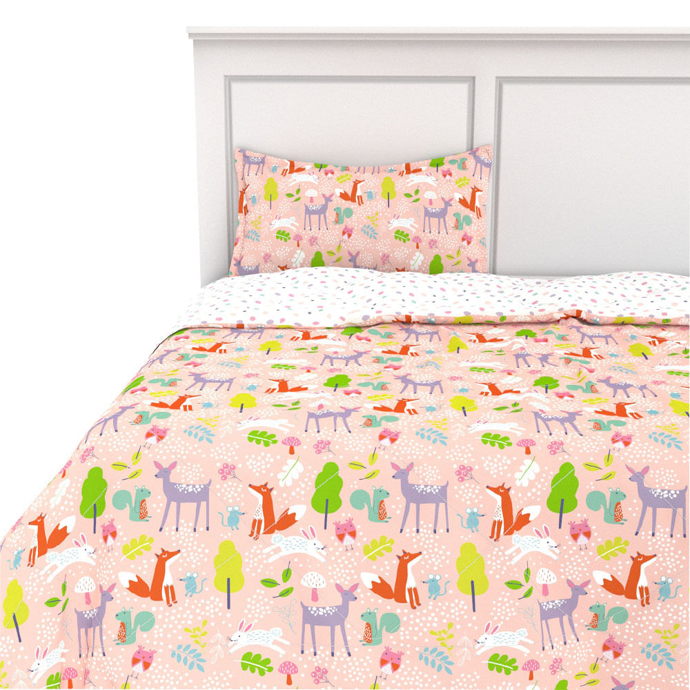 EDREDON MF PRINT P15 KD BOSQUE