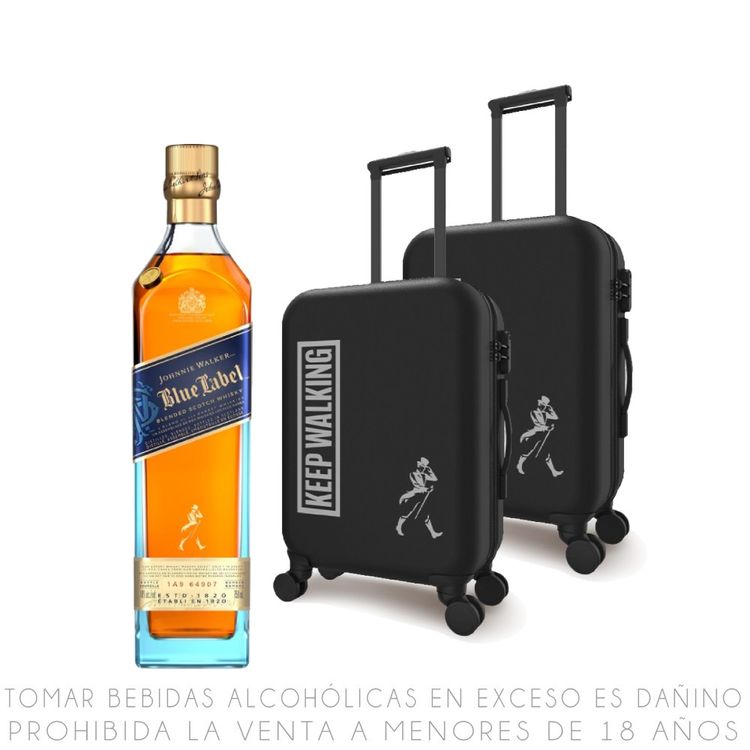 Whisky Johnnie Walker Blue Label 750ml + Carry On 2un