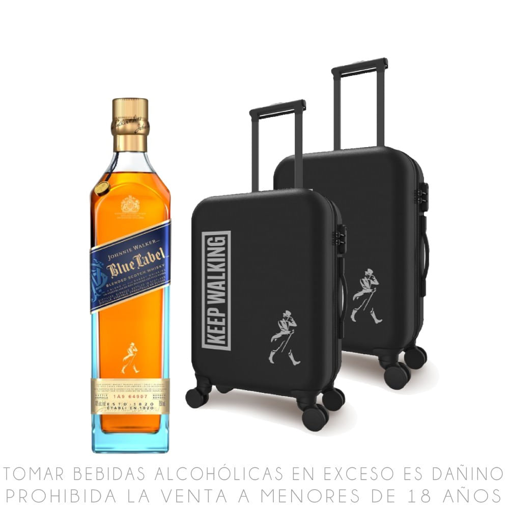 Whisky Johnnie Walker Blue Label 750ml + Carry On 2un