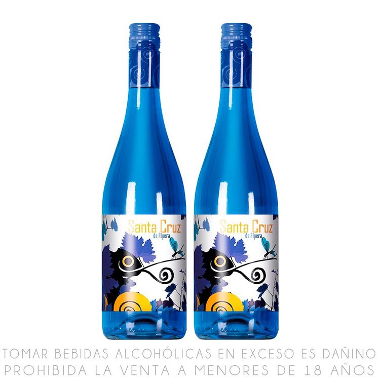 Twopack Vino Blanco Verdejo Santa Cruz de Alpera Botella 750ml