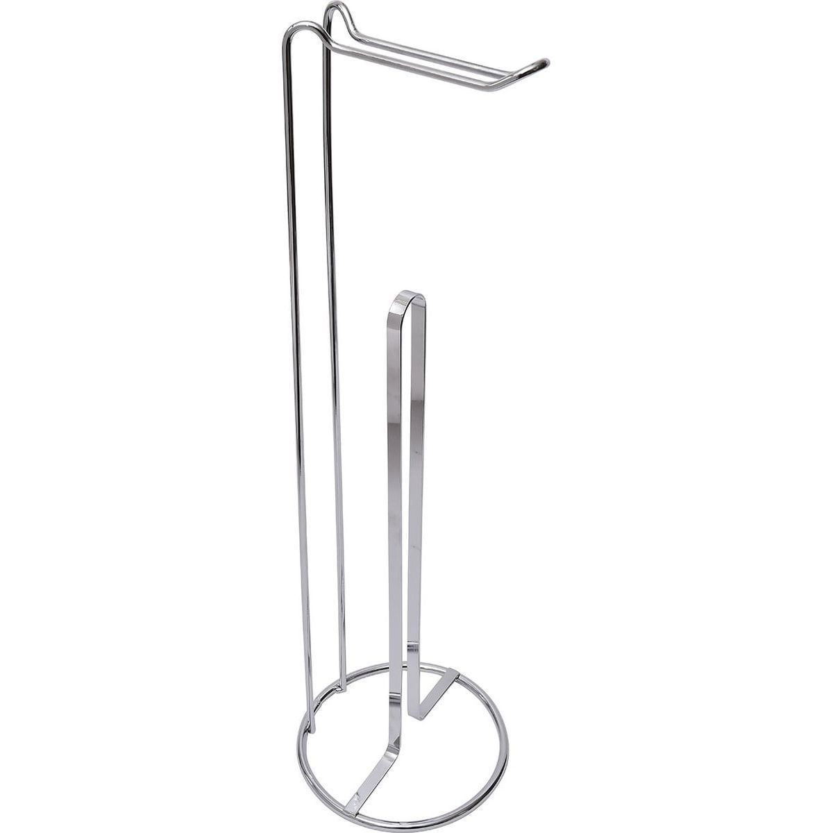 PAPELERA VERTICAL METAL CROMO