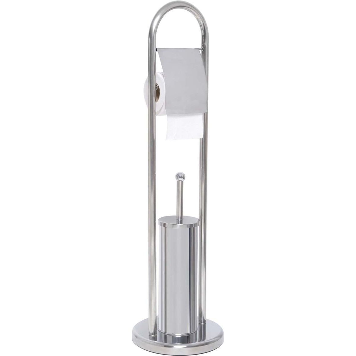 Escobilla y Portarrollos WC Acero Inox