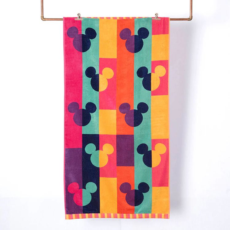 Toalla Playa Mickey Caras 80x160cm Toalla Playa Mickey Caras 80x160cm