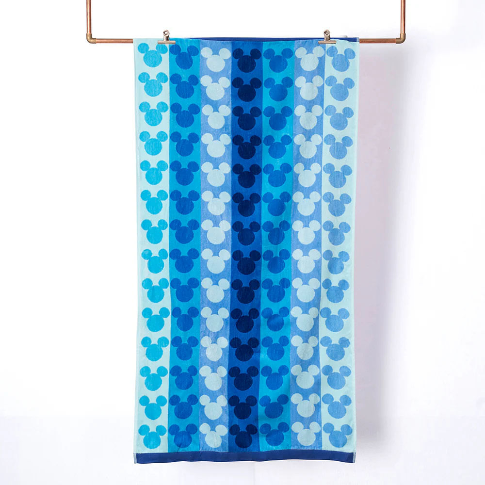 Toalla Playa Mickey Azul 80x160cm