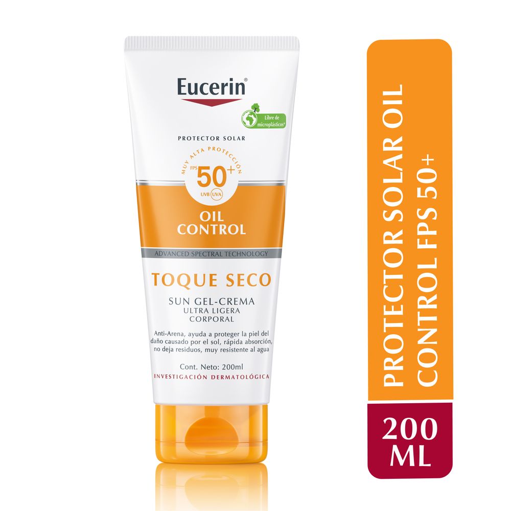 Protector Solar Eucerin Oil Control Toque Seco Gel-Crema 200ml