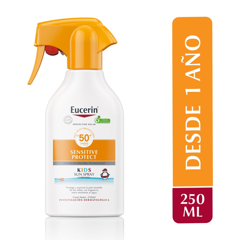 Protector Solar Eucerin Sensitive Kids Spray 250ml