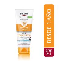Protector Solar Eucerin Sensitive Kids Toque Seco Gel-Crema 200ml