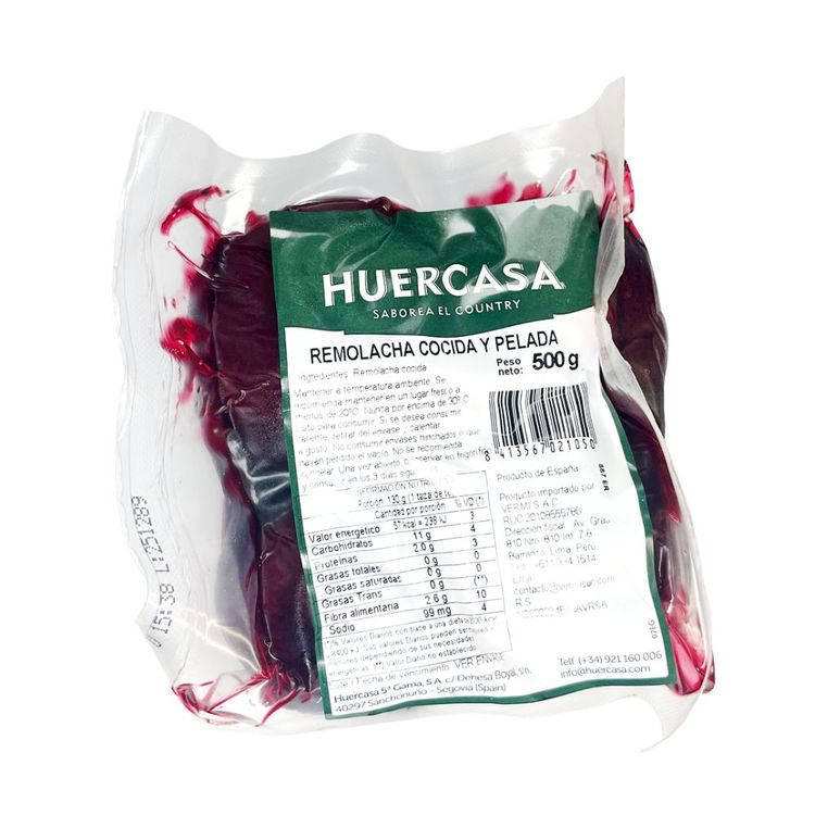 Remolacha Entera al Vapor Huercasa 500g