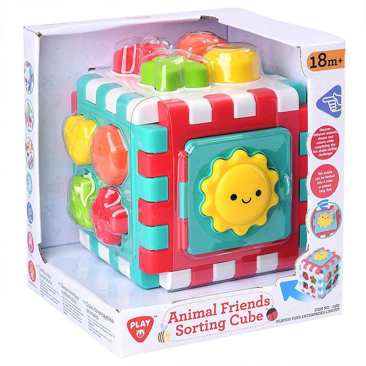 Cubo Clasificador de Animales Playgo