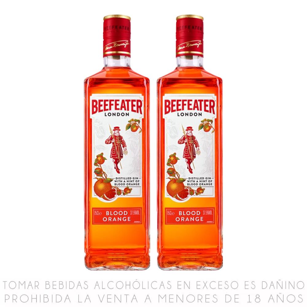 Twopack Gin Beefeater Blood Orange Botella 750ml