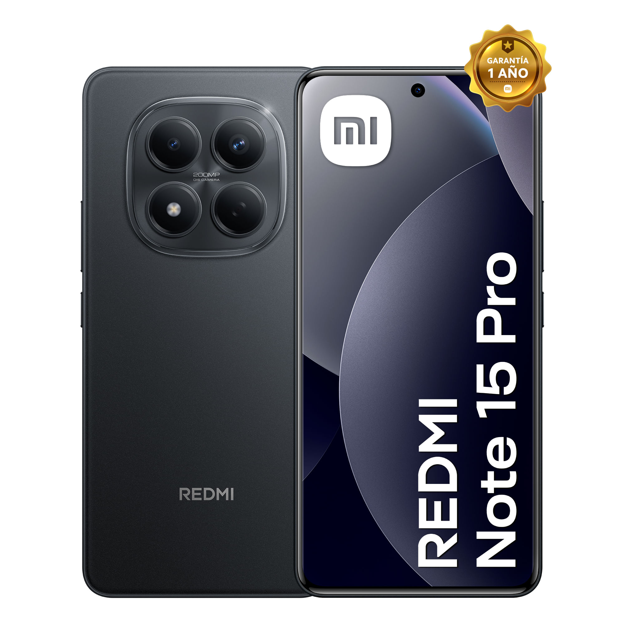 Smartphone Redmi Note 15 Pro Negro 8G RAM 256G ROM