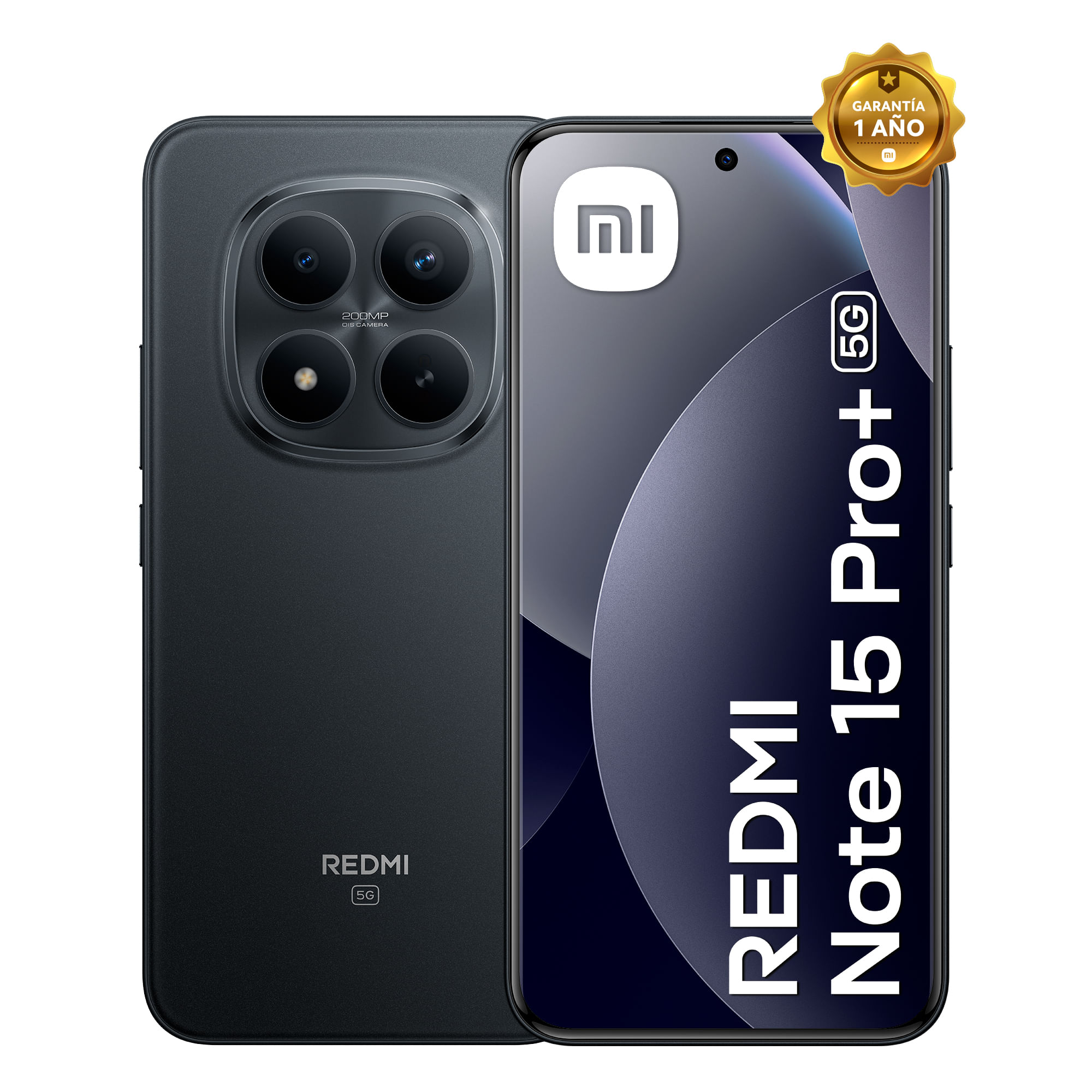 Smartphone Redmi Note 15 Pro+ 5G Negro 12G RAM 512G ROM
