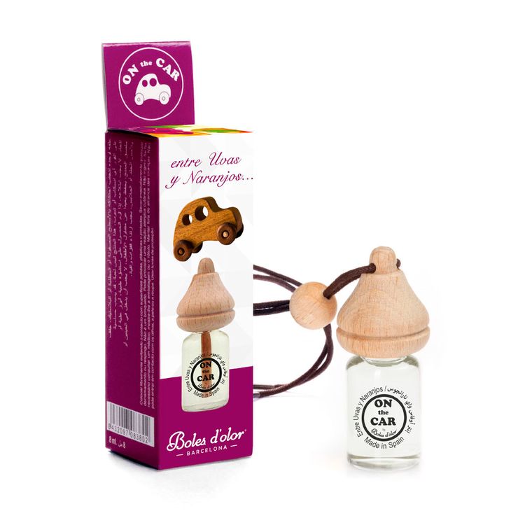 Ambientador para Auto entre Uvas On the Car Entre Uv y Naranj