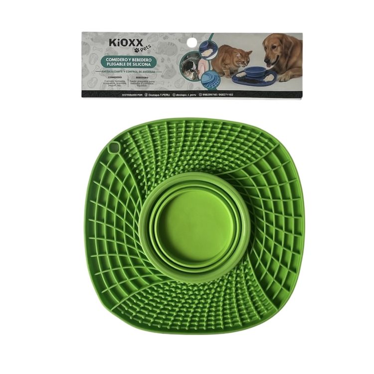 Plato de Silicona Kioxx Colapsable con Tapete