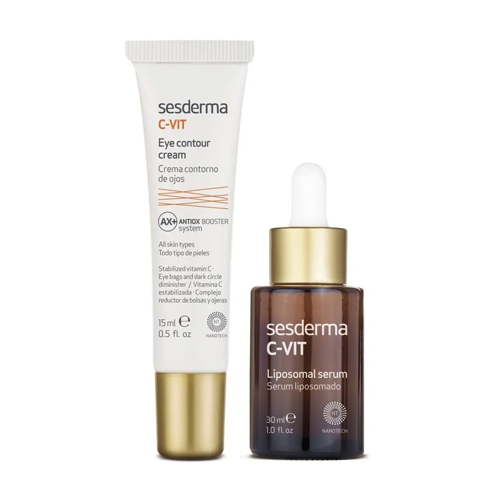 Pack Sesderma C-VIT: Contorno de Ojos + Sérum Liposomado
