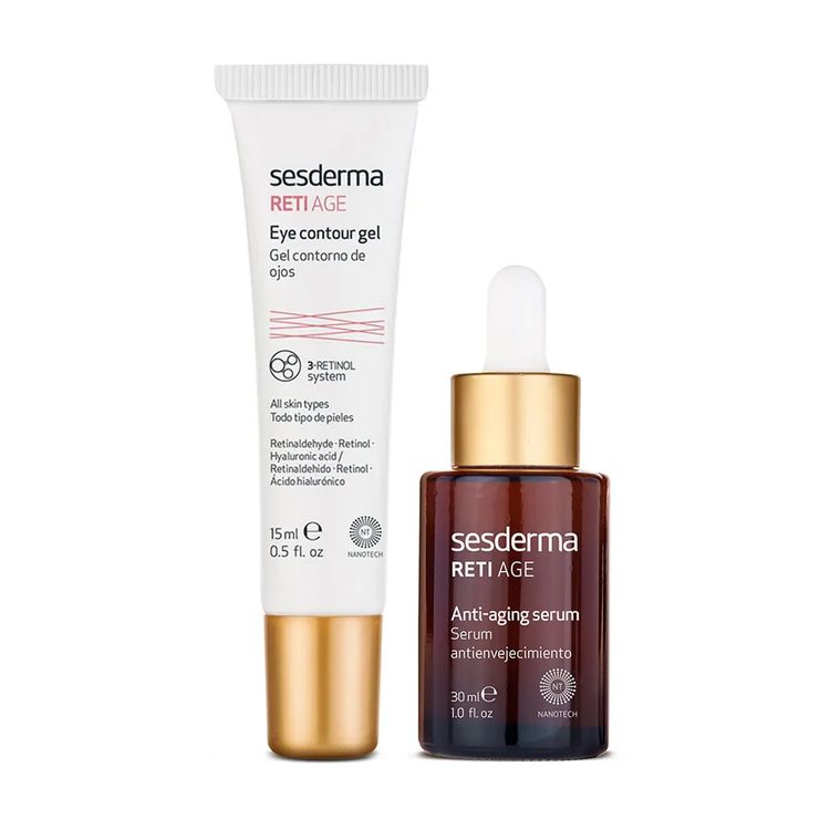 Pack Sesderma RETI AGE: Contorno de Ojos + Sérum Antienvejecimiento