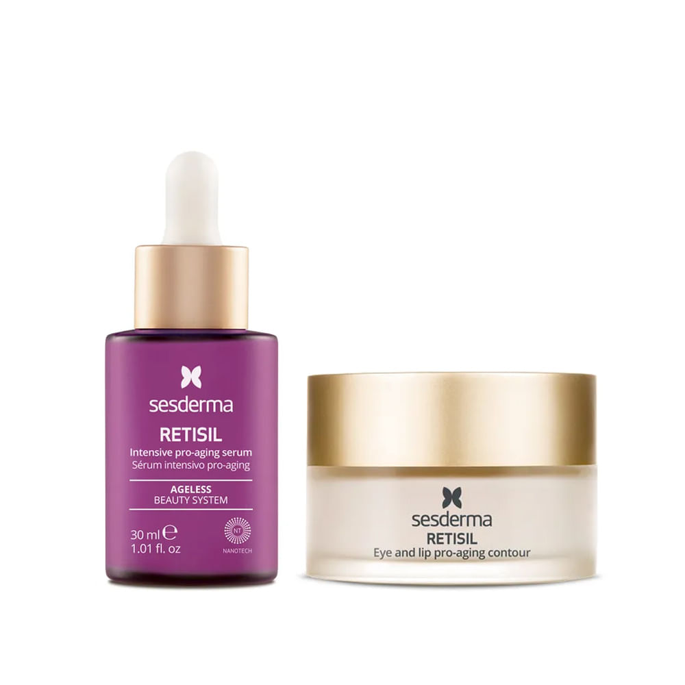 Pack Sesderma RETISIL: Contorno de Ojos y Labios + Sérum Intensivo