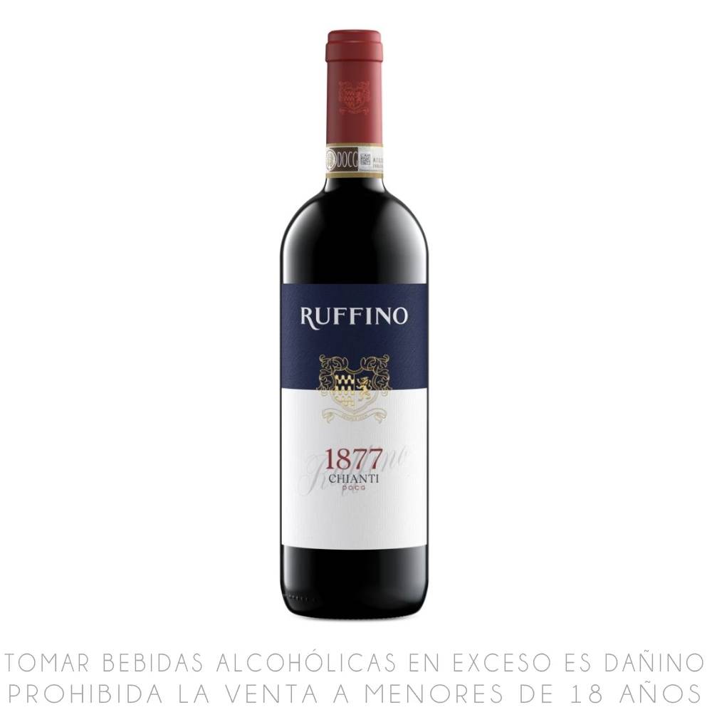 Vino Tinto Blend Ruffino Chianti Botella 750ml