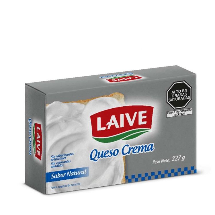 Queso Crema Sabor Natural Laive 227g