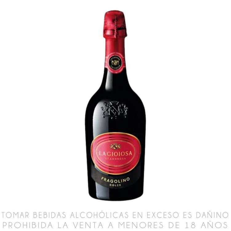 Vino Tinto Fragolino La Gioiosa Botella 750ml