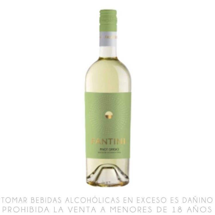 Vino Blanco Pinot Grigio Fantini Farnese Botella 750ml