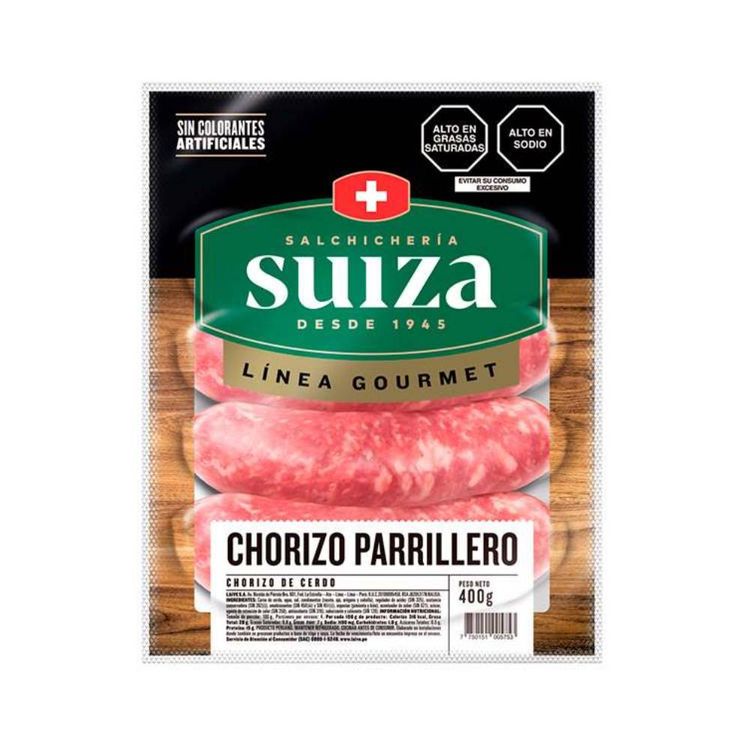 Chorizo Parrillero Suiza 400g