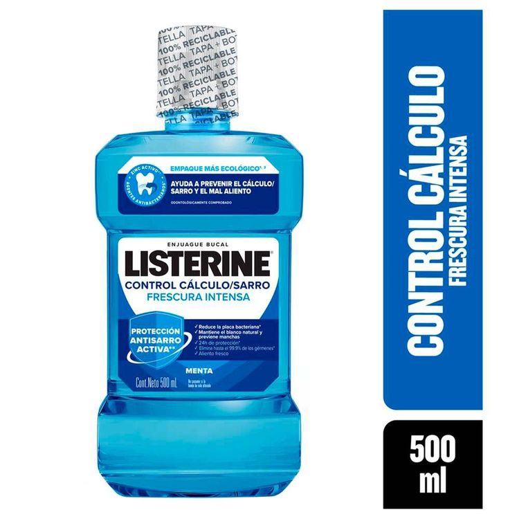 Enjuague Bucal Listerine Control Sarro 500ml
