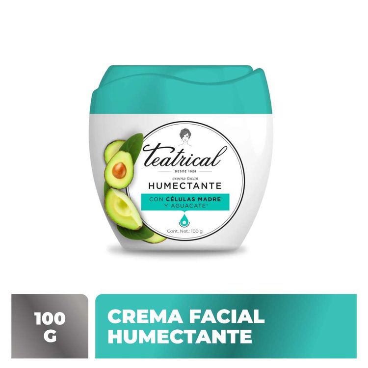 Crema Facial Teatrical Humectante 100g