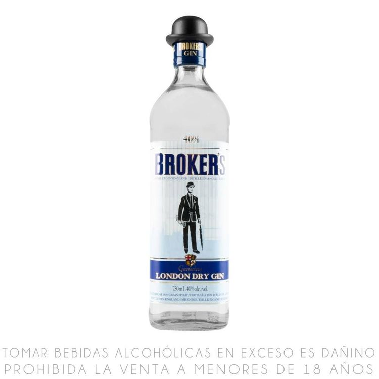 Gin Broker's London Dry Botella 750ml