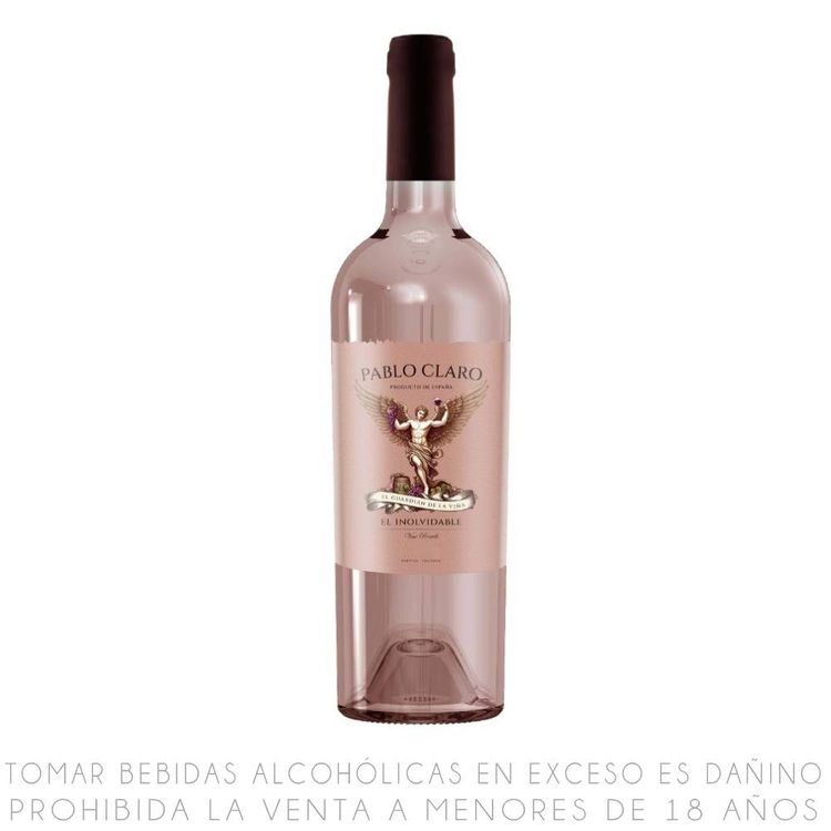 Vino Rosé Bobal Pablo Claro Botella 750ml