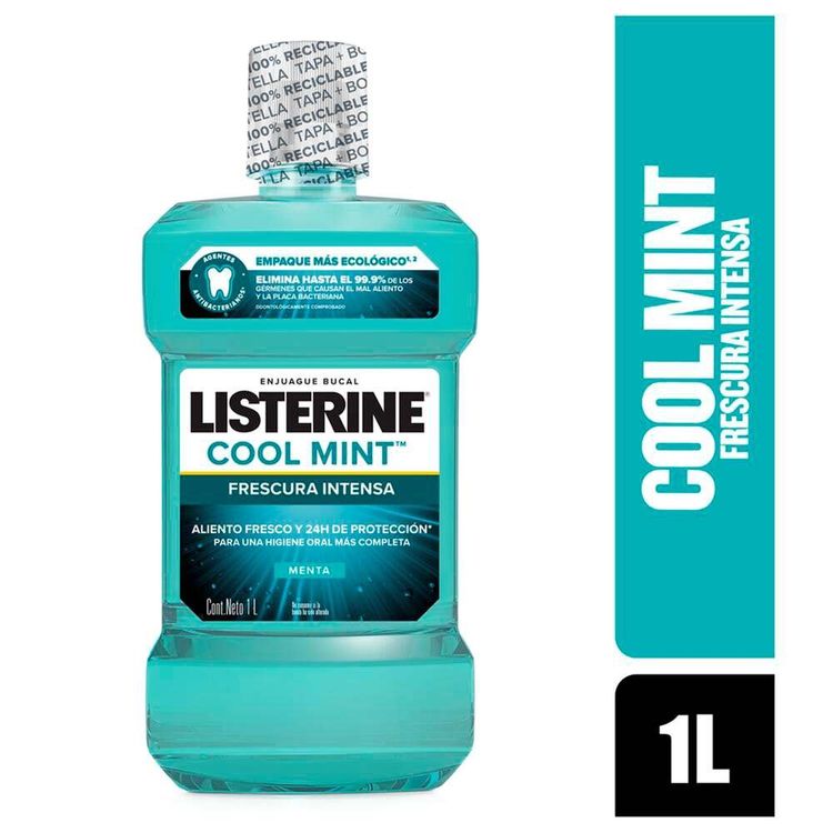 Enjuague Bucal Listerine Cool Mint 1L