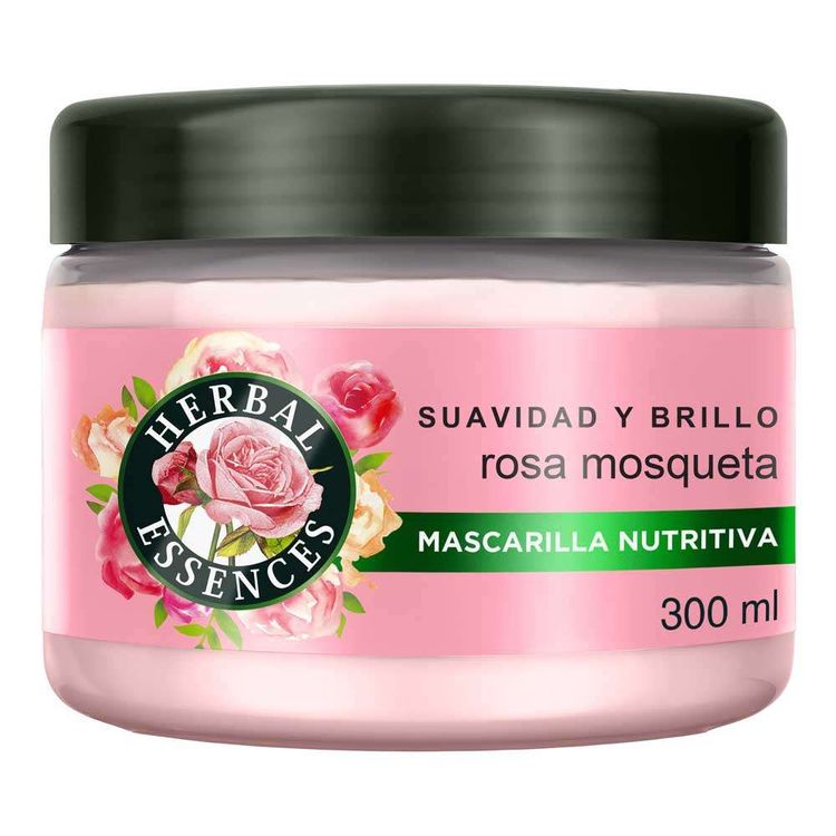 Mascarilla Capilar Intensiva Herbal Essences Rosa Mosqueta 300ml