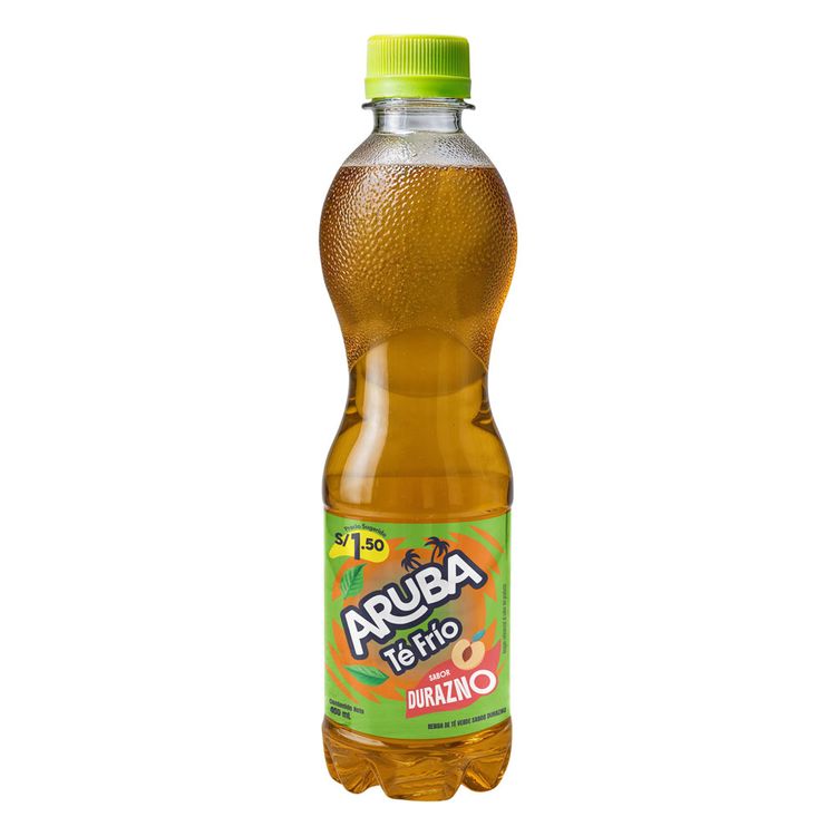Té Verde Aruba Sabor Durazno Botella 400ml