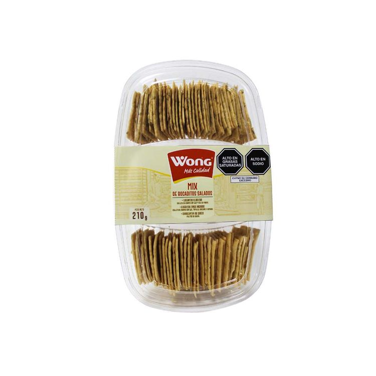 Mix de Bocaditos Salados Wong 210g