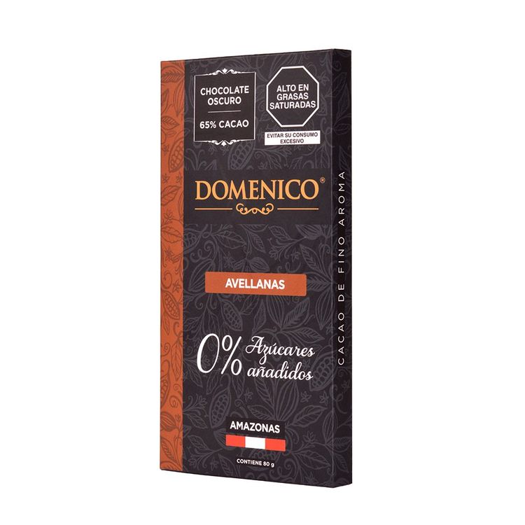 Chocolate Domenico Avellanas 80g