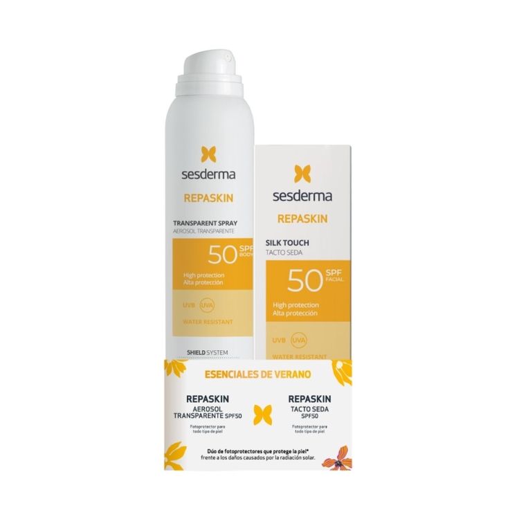 Pack Sesderma Fotoprotector REPASKIN: Aerosol + Tacto Seda