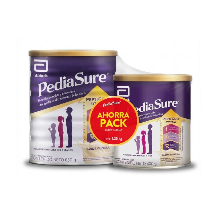 Suplemento Nutricional en Polvo Pediasure Vainilla 850g + 400g