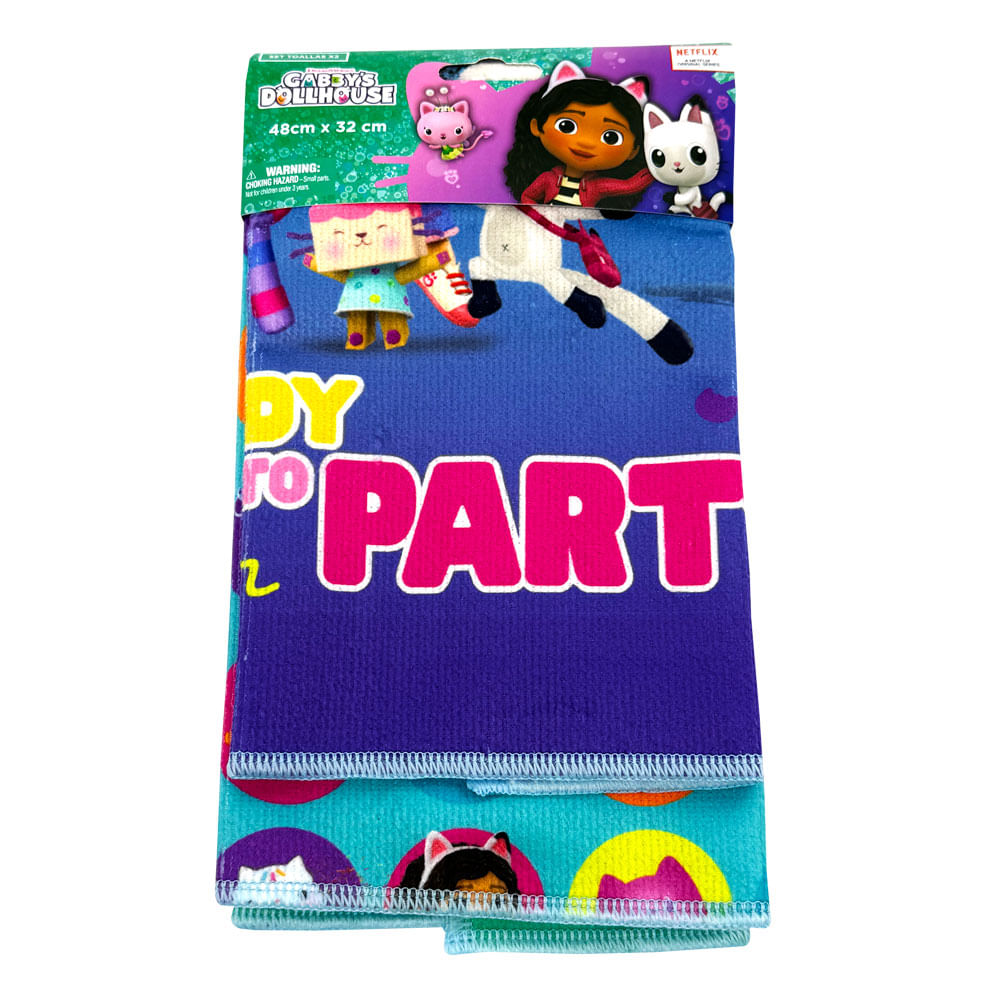 Set Toallas Gabby's Dollhouse 2un