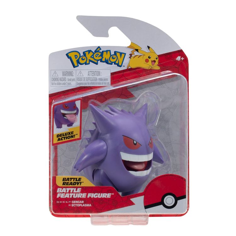 Figura de Batalla Gengar Pokémon 12cm