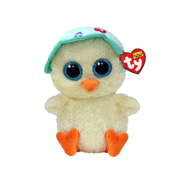Peluche Ty Beanie Boos Emmie Pollo con Sombrero