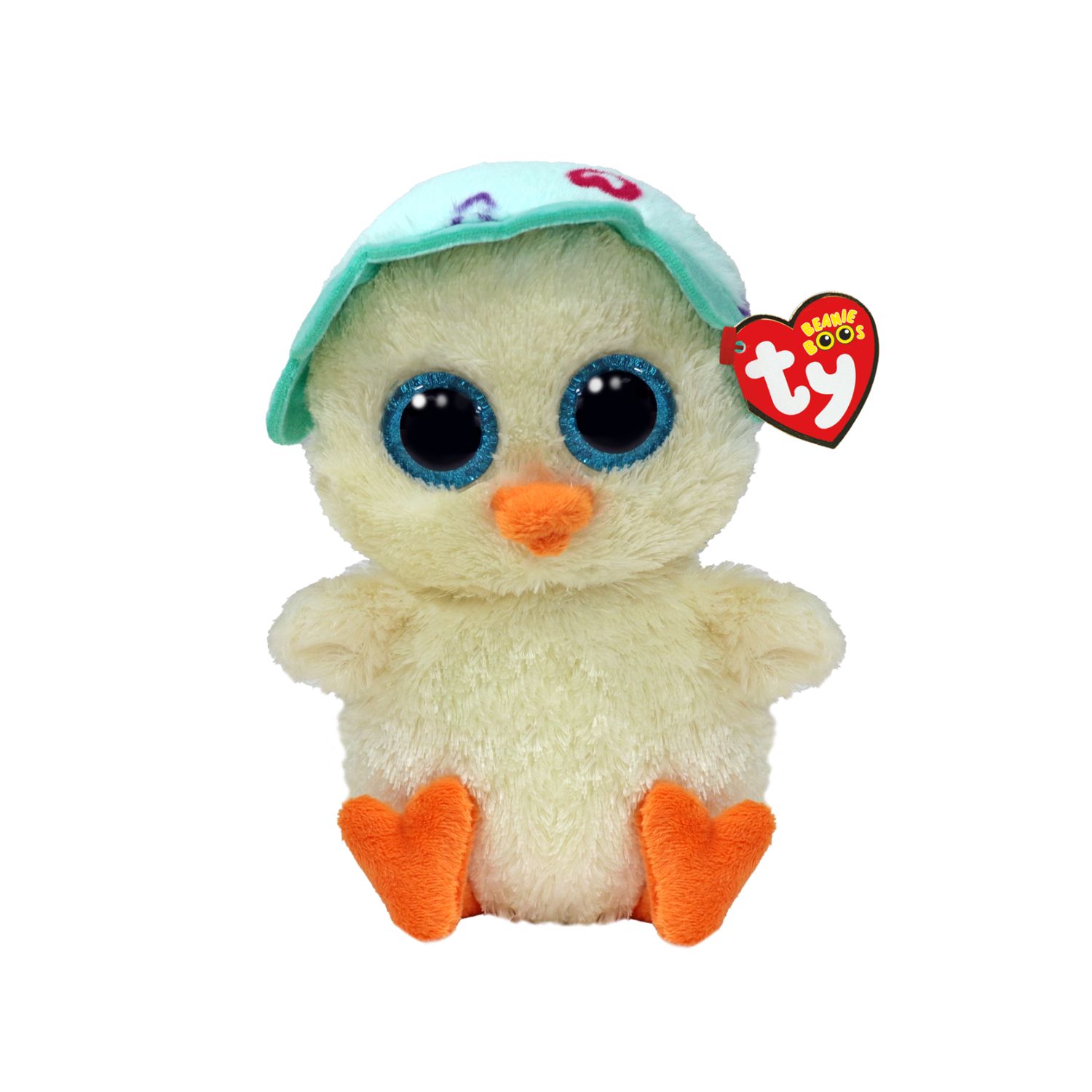 Peluche Ty Beanie Boos Emmie Pollo con Sombrero