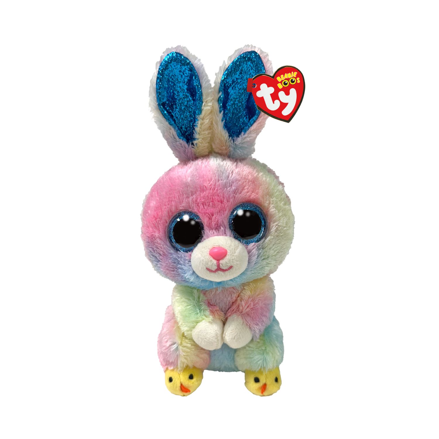 Peluche Ty Beanie Boos Twitches Conejo Rosa