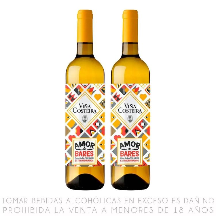 Twopack Vino Tinto Blend Viña Costeira Amor de Bares 750ml
