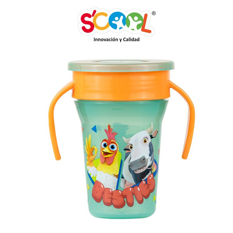 Vaso Entrenador Scool Verde La Granja de Zenon