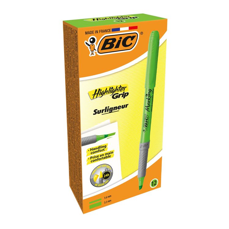 Resaltador Highlight Verde 12un Resaltador Highlight Verde 12un