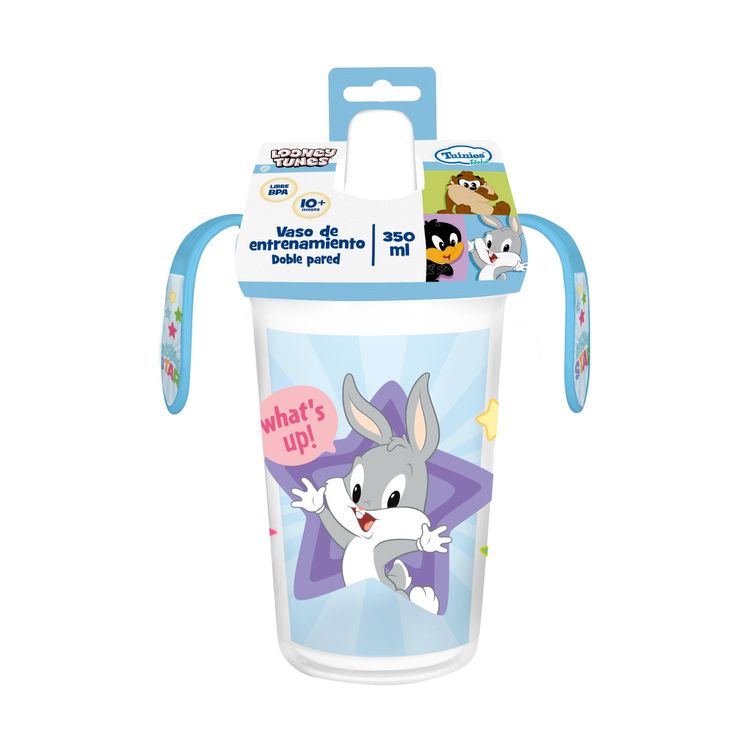 Vaso Doble Pared Looney Tunes 350ml