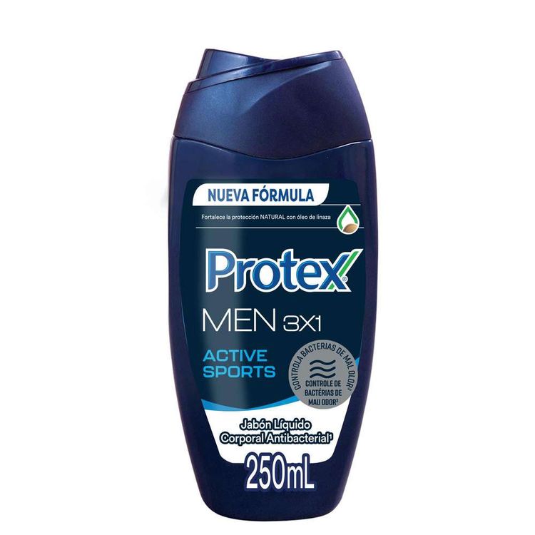 Gel de Baño Protex Men 3x1 Active Sport 250ml