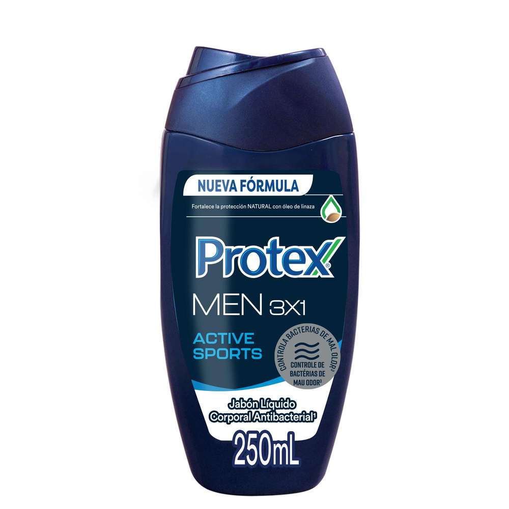 Gel de Baño Protex Men 3x1 Active Sport 250ml