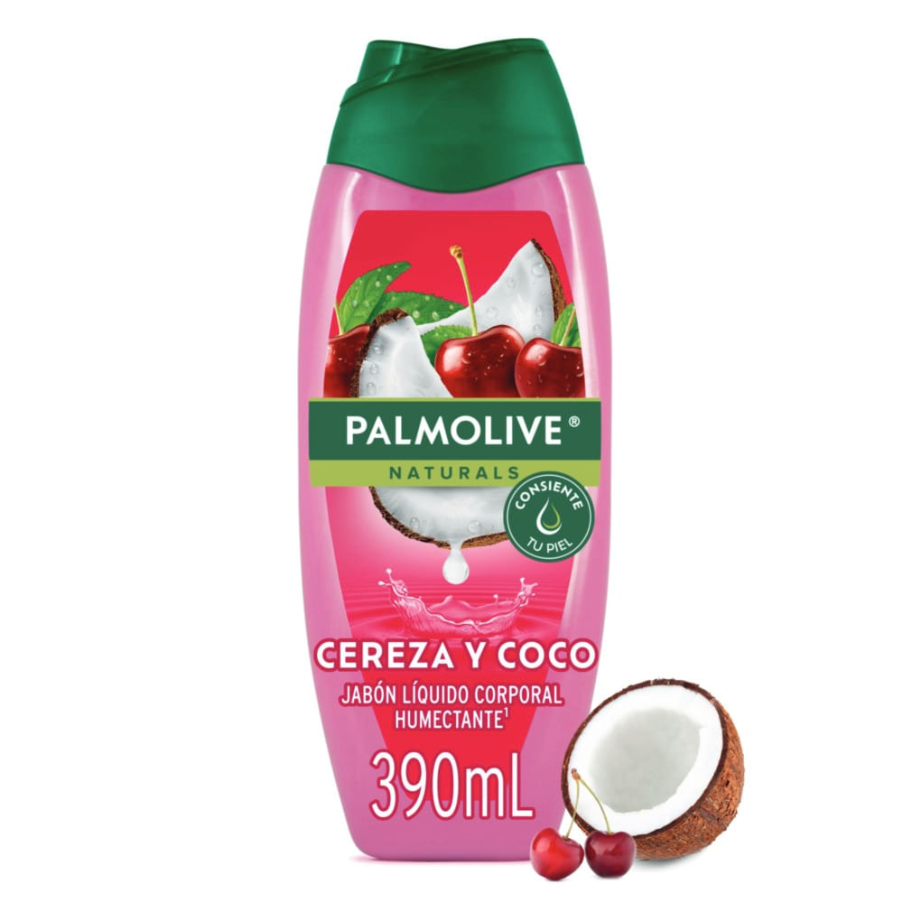 Gel de Baño Palmolive Naturals Cereza y Coco 390ml